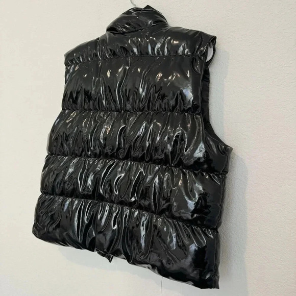 Edikted Neo Puffer Vest Black Small - Picture 3 of 7